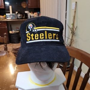 Vintagae Steelers NFL hat. By Ted Fletche. Snap back